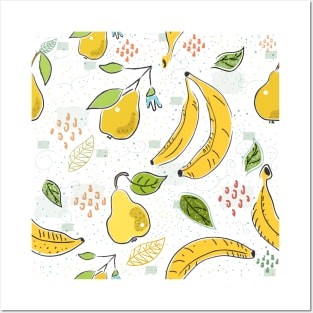 Bananas and Pears Posters and Art